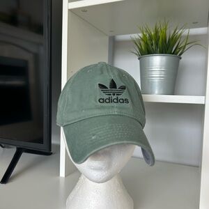 adidas Olive Green Trefoil Baseball Cap